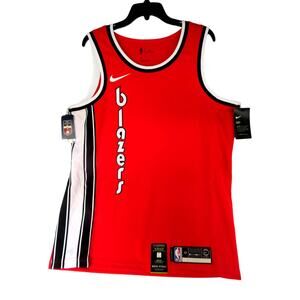 Nwt NIKE NBA Portland Trailblazer Basketball Swingman Jersey Sz L 48 AUTHENTIC